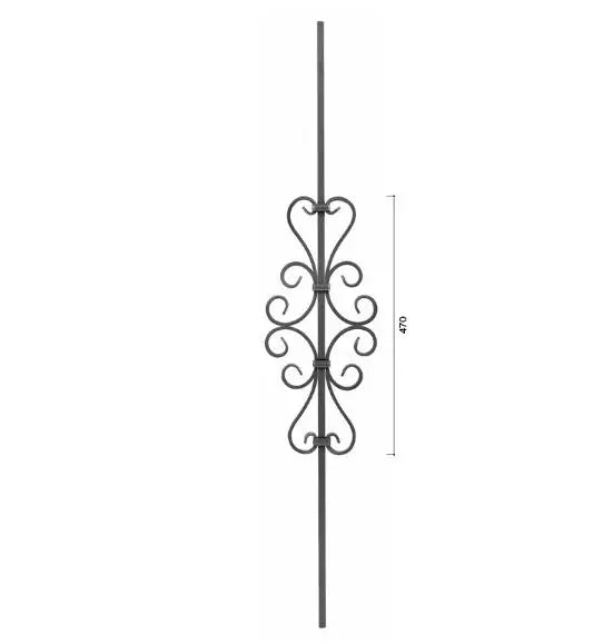 Iron Parts Panel bar Products for Gate  Fence Railing Handrail Balustrade