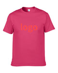 Unisex Casual Short Sleeve Cotton T-Shirts Custom Printed 180 Grams Woven Bulk Printing O-Neck Collar Light Feature Long Length