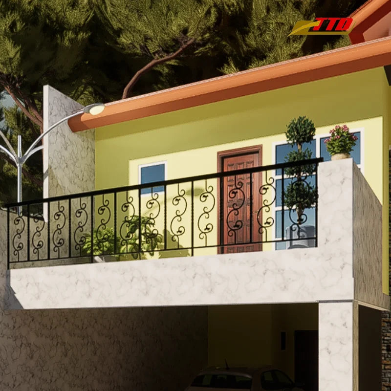 Beautiful wrought iron balcony railings - The perfect combination of decorative beauty safety and durability for modern and