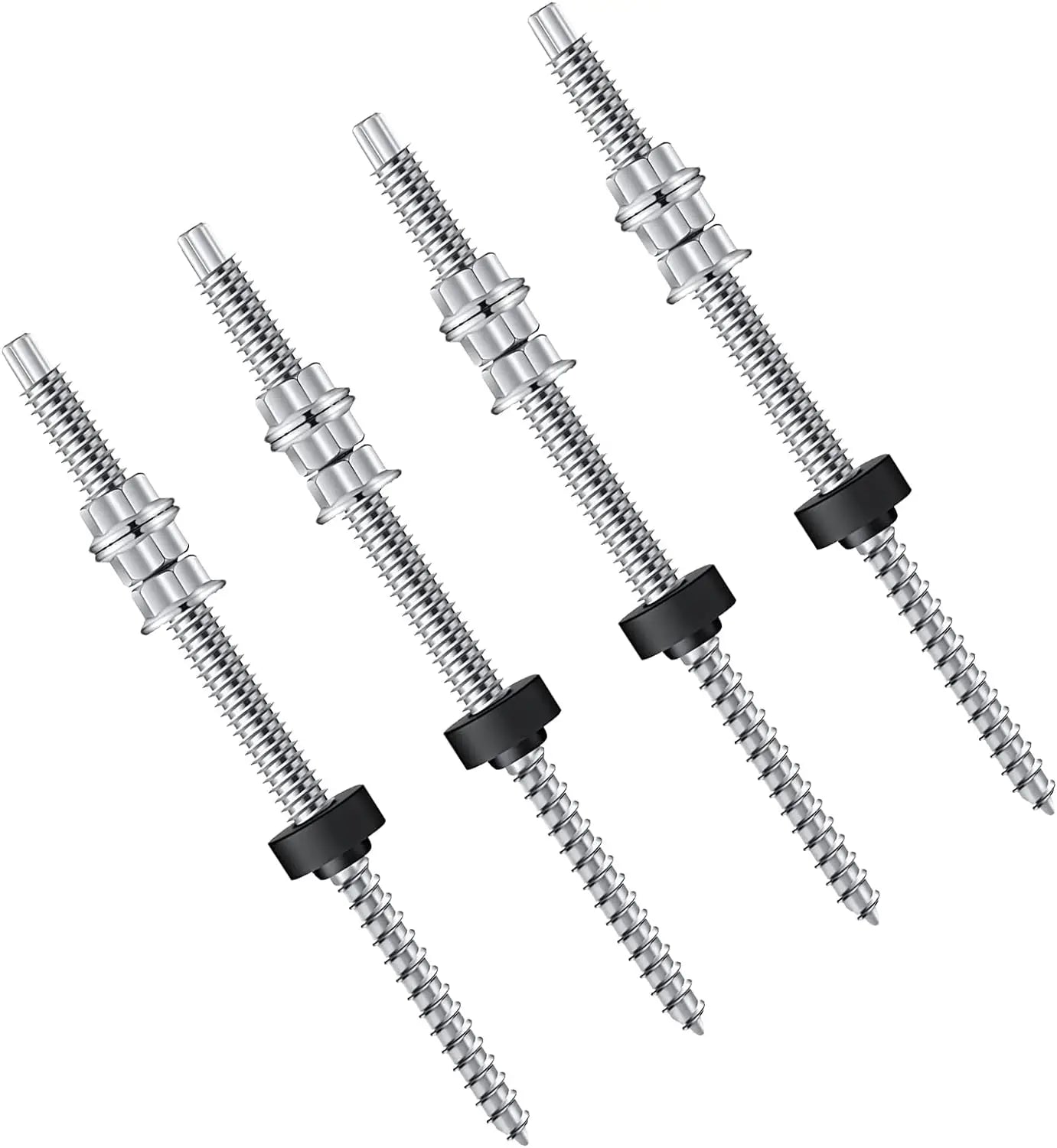 Mounting Rack Metal Roof M10 200mm 250mm 300mm Hanger Bolt Stainless Steel 304 for Solar Panels