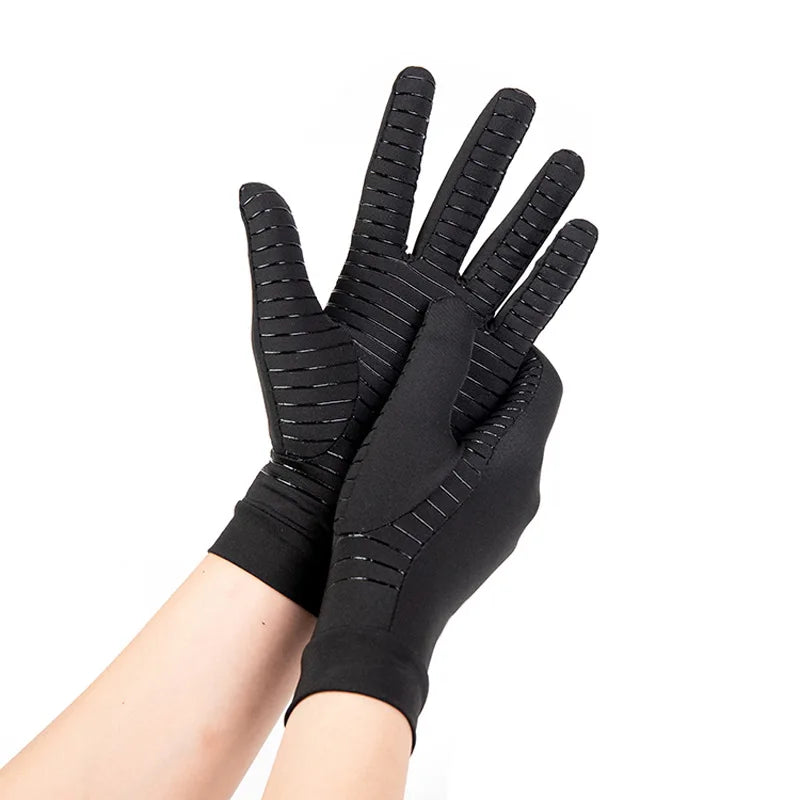 Mlenelt Full Finger Touchscreen Gloves Wrist Support Arthritis Gloves Copper Compression Gloves