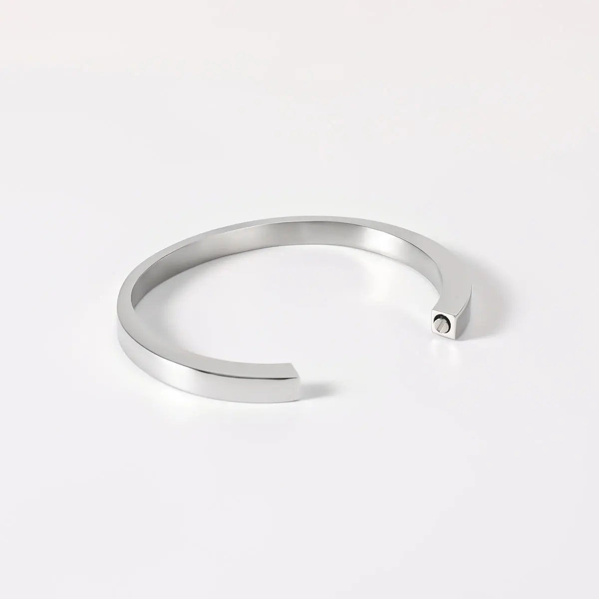 Customized 18K Gold Plated Stainless Steel C Shaped Bangle Openable Souvenir Pet Hair Urn Bracelet Men's and Women's Bracelet