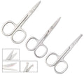Stainless Steel Eyebrow Scissors Mini Manicure Cuticle Scissors for Eyebrow Eyelash Face Hair Nail
