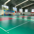 Enlio 4.5mm Thick PVC Sports Flooring Mat - Durable Indoor Gym Mats for Multi-Sport Court Home Fitness & Exercise
