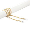 Stainless Steel Gold Plated Hanging Sun Sunglasses Eyeglasses Reading Glasses Accessories Chain for Eyewear Accessories