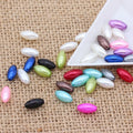 2025 CJ Plastic ABS Imitation Oval Pearls Loose Pearl Beads for Jewelry Bracelet Necklace Making  Accessories