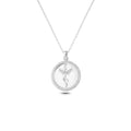 Azuris Emerald Phoenix Design 925 Sterling Silver Fine Pendant Necklace Turkey Origin