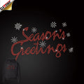 Hot Sales Season Greeting Iron-On Rhinestone Transfer Wholesale Iron-On Rhinestone Transfer