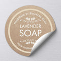 Custom Self-adhesive Waterproof Soap Branding Label Sticker for Packaging Brand Advertising