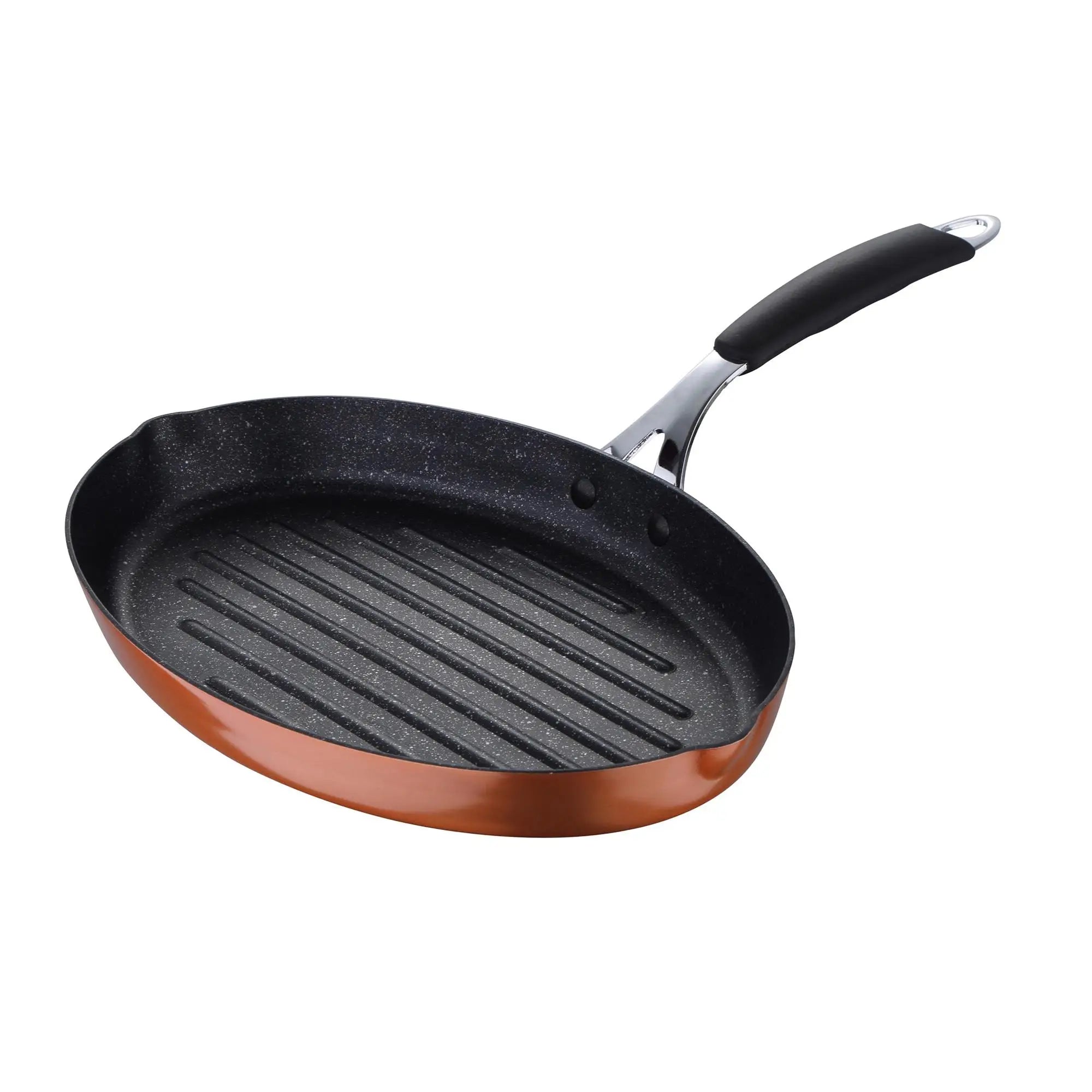 Bergner Infinity Chefs Copper Fish Pan 32x21.8x4cm in forged aluminum with non-stick coating