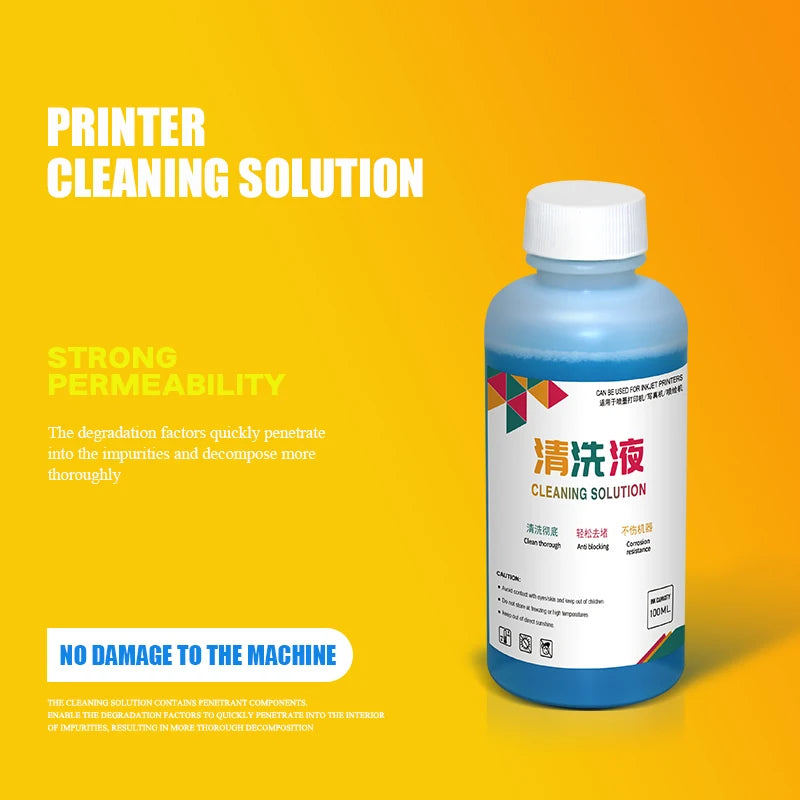 Water Based Dye Sublimation Ink Cleaning Fluid Liquid Cleaning Solution for Sublimation Printer