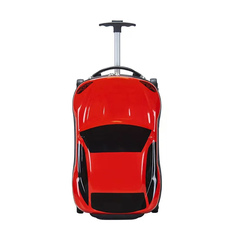 New StyleFactory Wholesale Children's Suitcase Cheap Lightweight Car Shape Children's Trolley case High Quality School Use