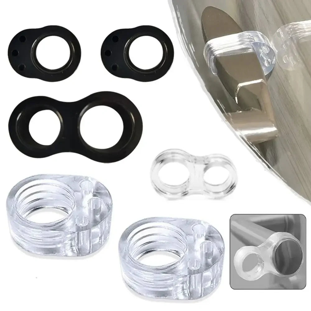 Hot Sale Door Stops Silicone Door Handle Buffer Wall Protection Doorknob Bumper Furniture Protected Crash Pads Shockproof Rings