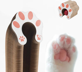 Cat Cardboard Toy Bell New Modern Lounge Corrugated Claws Organ Toy Cardboard Board Cat Scratcher