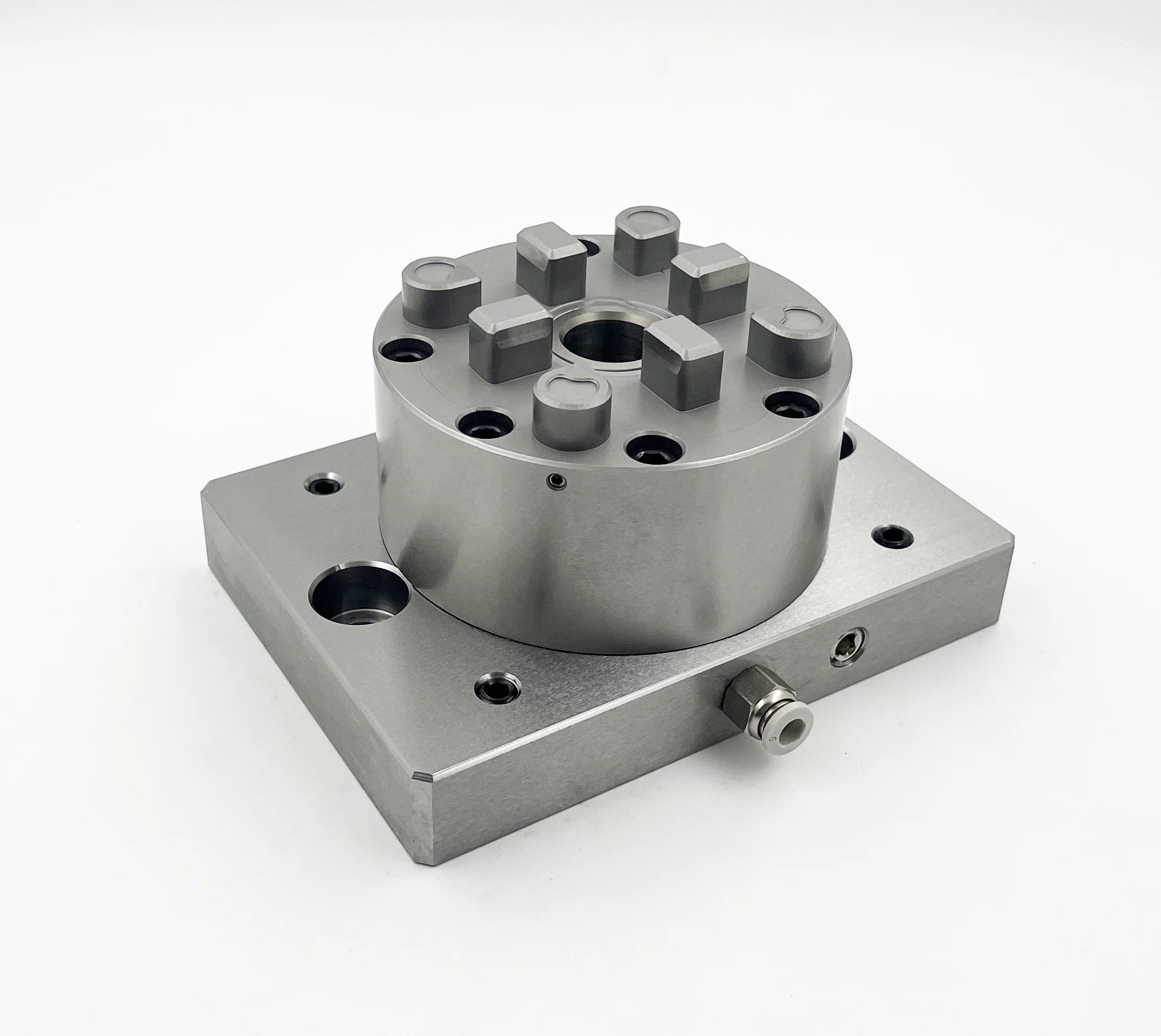 HPEDM Manufacture System 3r Air Pneumatic 4 Jaw Chuck with Clamping Plate HE-R06643