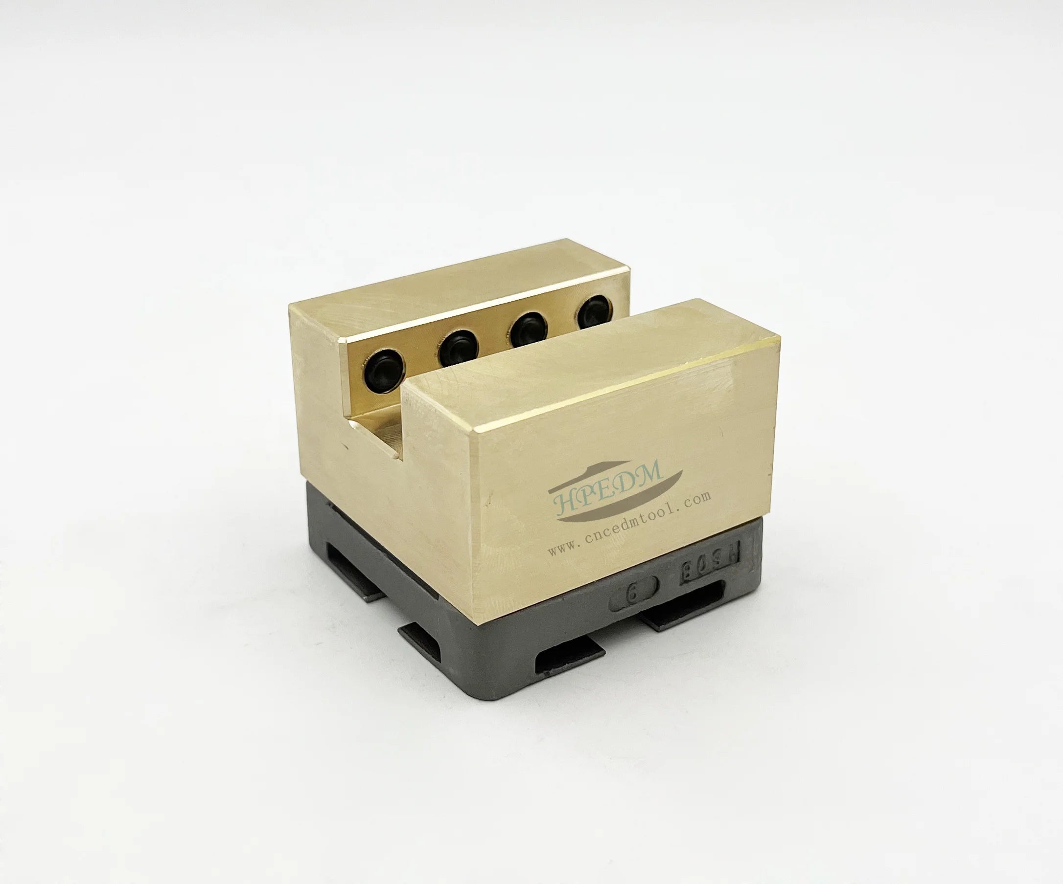 Chinese Factory R Type EDM Square Slot Welding Electrode Holder for EDM Die Sinking HE-R06657.25