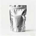 Custom Printed Aluminum Foil Stand up Pouch Matte Finish Airtight Mylar Bags With Clear Window for Tea Nuts