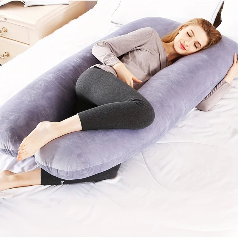 Multifunctional Waist Support Ultimate Comfort Pillow U-Shaped Pregnancy Pillow