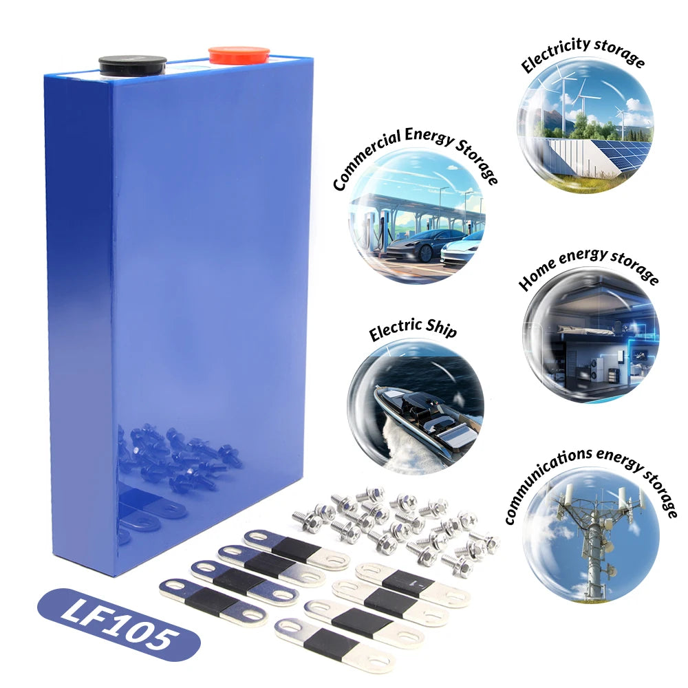 EU NEW EVE 105ah Solar Lifepo4 Battery Cell Lithium Ion Battery Cell Lithium Iron Phosphate Battery Cell