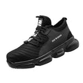 Wejump Lightweight Steel Toe Shoes for Men Casual Safety Work Sneakers with Rubber Sole