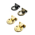 Modern Solid Brass Invisible Door Stop Brushed Brass Strong Magnetic Silent Doorstop for Kitchen Bedroom Golden Bathroom