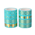 HONGFU Waterproof Adhesive Sticker for Set 10m Water Activated Masking DIY Journal Embellishment 15mm Width