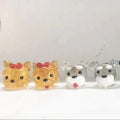 Bulk Handcrafted Artistic Mixed Patterns Custom Dog Animal-Themed Glass Beads for Holiday Gift