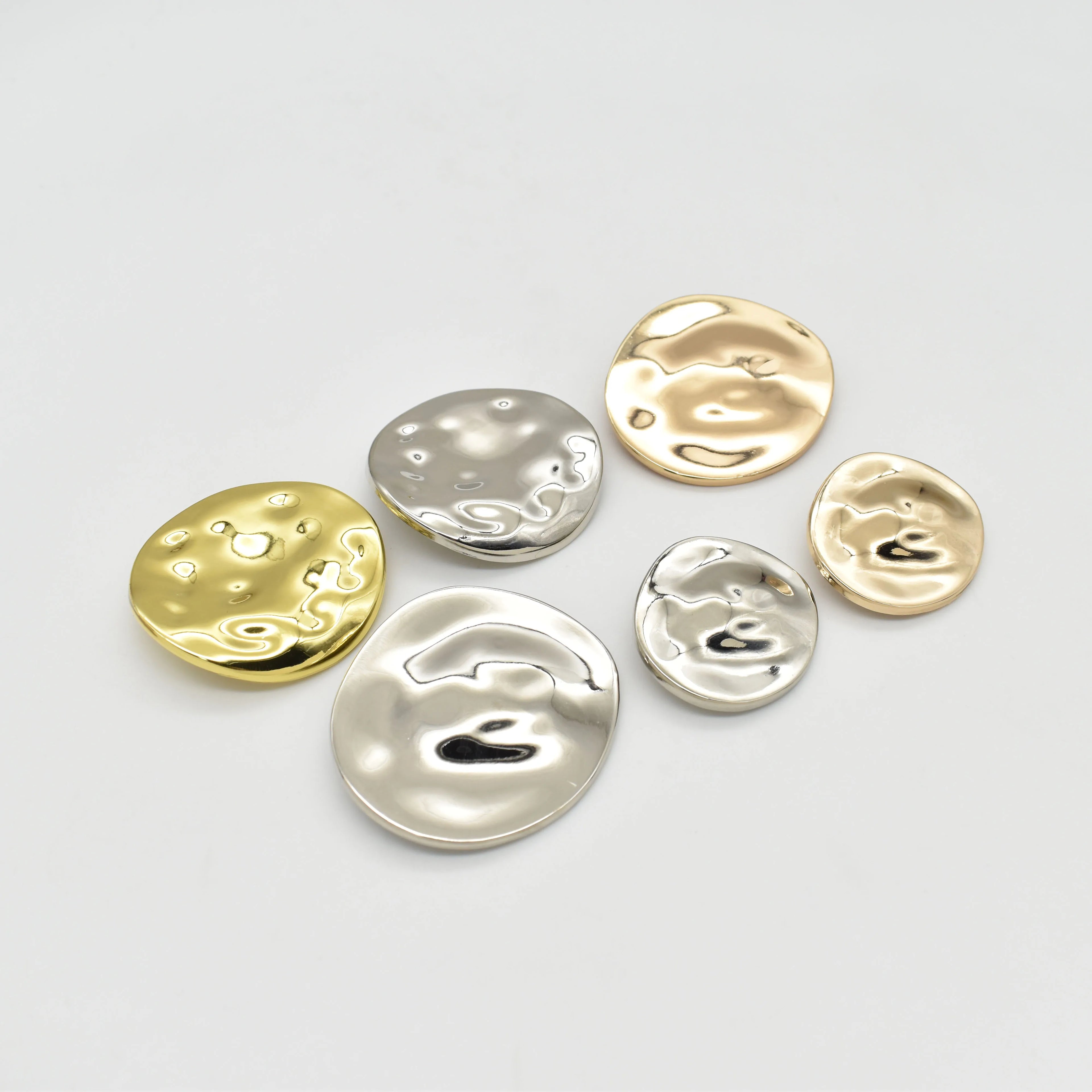 Wholesale Trendy Fashion Large Irregular  Ring Brooch Geometric Irregular Metal Brooch Pin for Women Men