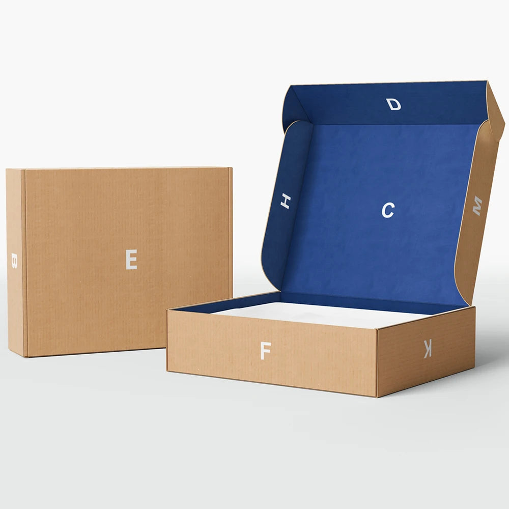 New Design Customizable Shipping Boxes for Small Businesses-High Quality Corrugated Mailer Embossing Matt Lamination Sponge