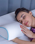 High Quality Modern Foldable Removable Cover Cooling Memory Foam Pillow 55*35*13/8 Neck Support Medium Hotel School Bedroom