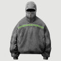 Wholesale Custom Men's Acid Wash Distressed Hoodie New Design Vintage Eco-Friendly Fleece 100% Cotton Digital Printing Winter