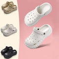 Wholesale Women's Fashion Simple Style Thick Soled EVA Clogs Hot Sale slip Resistant Hard-Wearing Garden Shoes for Young Ladies