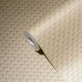 Made in Germany - Sale Wallpaper Rolls Solid Colour Beige Bronze Non Woven Vinyl Wallpaper Stock Clearance - 1005 x 053 m
