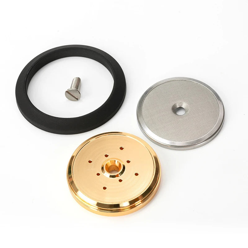 Factory Direct SUS Water Distributor Shower Screen & Silicone Gasket Set Coffee Machine Group Head Upgrade Kit for Nuova Appia