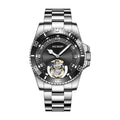 AESOP Stainless Steel Luxury Tourbillon Mechanical Watch Tourbillon Movement Chronograph Luminous Waterproof Diving Watch
