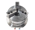 Vertical 3-Jaw Pneumatic Power Hollow Hydraulic Chuck Machine HRC40 Hardness 0.02mm Accuracy Hardened Steel 4500 RPM for