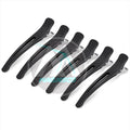 AIMIKE 6pcs Professional Silicone Hair Cutting Clips Non Slip No Trace Duck Billed Hair Styling Sectioning Hair Extension Tools