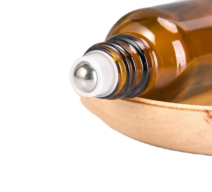 5mL 10mL 15mL 20mL 30mL 50mL Luxury Glass Essential Oil Bottles with Roller for Cosmetic Daily Life