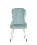 Italian Classic Luxury Modern Dining Chair Black Cotton Cooling Cheap Home Office Restaurant Metal Gym Kitchen OEM Apartment