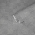 Made in Germany Grey Non Woven Vinyl Wallpaper Rolls-Sound-Absorbing Moisture-Proof for Kitchen & Bathroom 10.05x0.53m