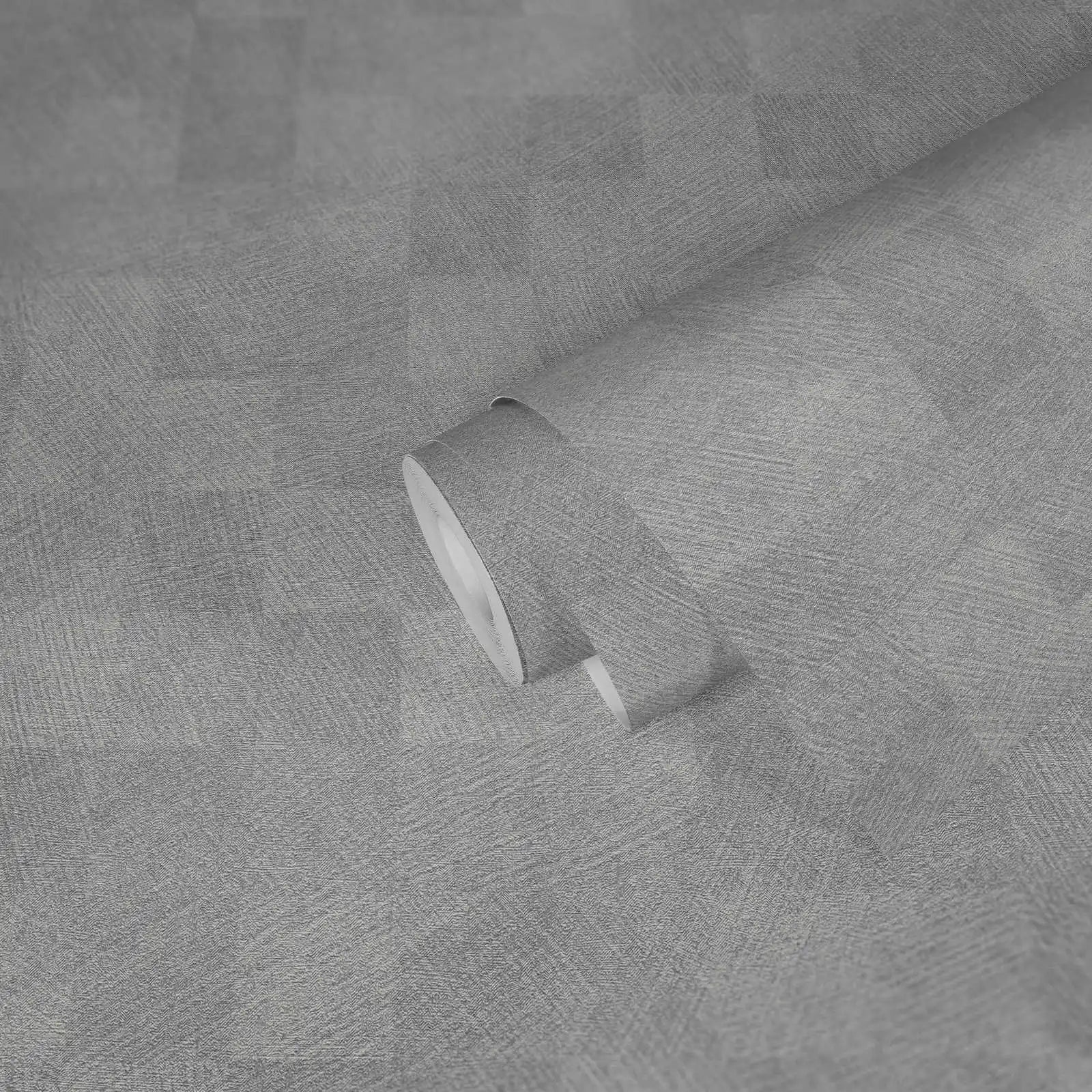Made in Germany Grey Non Woven Vinyl Wallpaper Rolls-Sound-Absorbing Moisture-Proof for Kitchen & Bathroom 10.05x0.53m