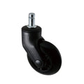 Customized 3 Inch All-Black PU Wheel Chair Caster Modern Light Duty for School Warehouse Living Room Bathroom Gym Kitchen Use