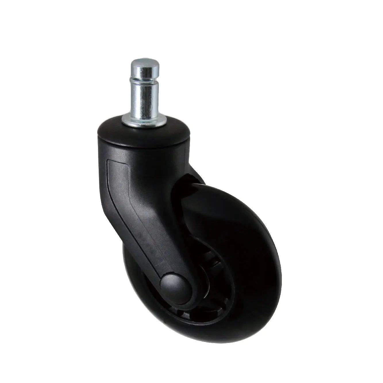 Customized 3 Inch All-Black PU Wheel Chair Caster Modern Light Duty for School Warehouse Living Room Bathroom Gym Kitchen Use