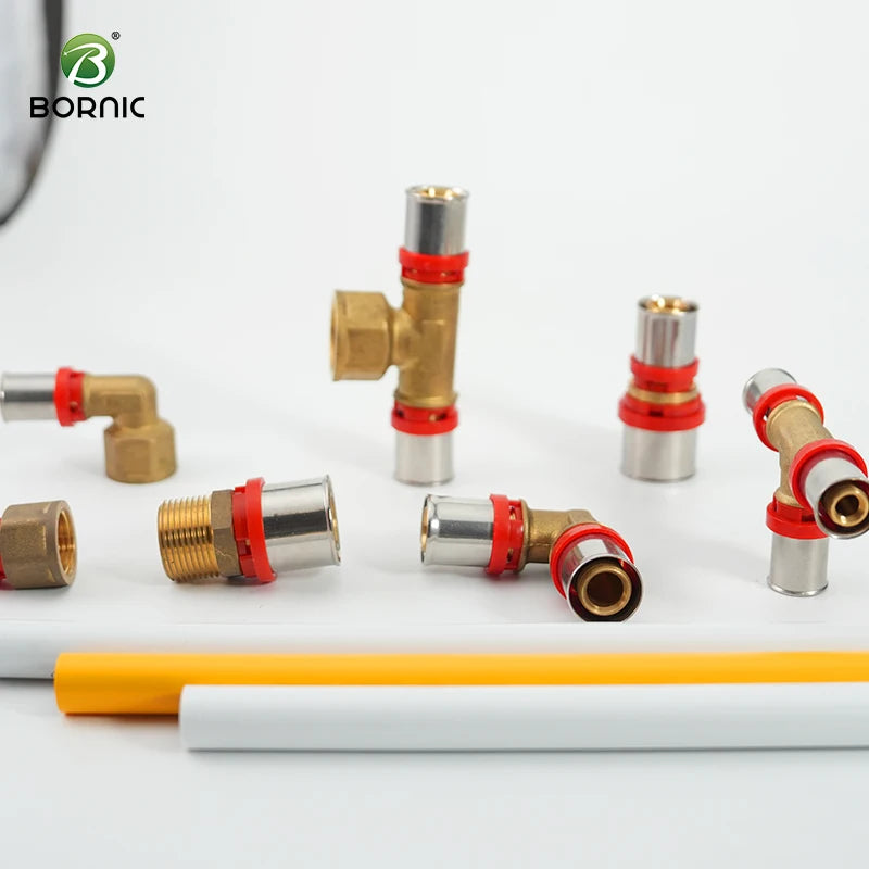 PEX Al PEX Fittings PEX Fittings 16MM 20MM Plumbing Brass Press Fitting