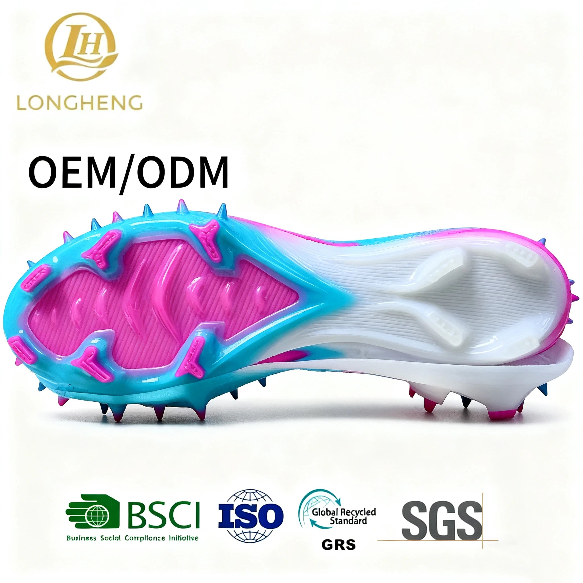 Factory Wholesale TPU Football Soles Non slip Wear Resistant Rubber
