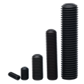 DIN914 Black Steel Hex Socket Cup Point Set Screws M4 M5 M6 M8 M10