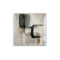 Made In Germany - Home Decor Canvas Picture Abstract Art Modern - Wall Painting Mural In Beige And Grey - Stretcher Frame Art