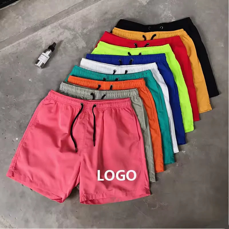 Custom Wholesale Summer Casual Loose Mens Swimming Shorts Quick Dry Waterproof Beach Shorts for Men