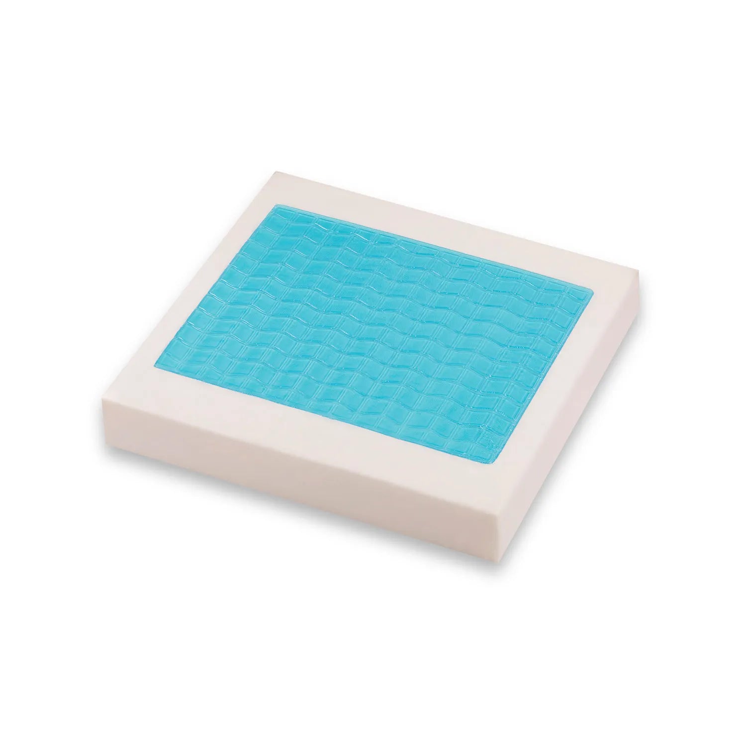 Cooling Gel Memory Foam Orthopedic Ergonomic Body Cushion 45x43x7cm Wheelchair Seat Customizable Long-Lasting Support