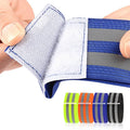 Reflective Leg Bands for Night Running & Cycling High-Visibility Elastic Straps Safety Warning Bands for Nighttime
